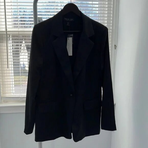 Rachel Zoe single button mock pockets jacket - Picture 1 of 7